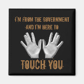 TSA Luchthaven Zoeken Magnet (Voorkant)