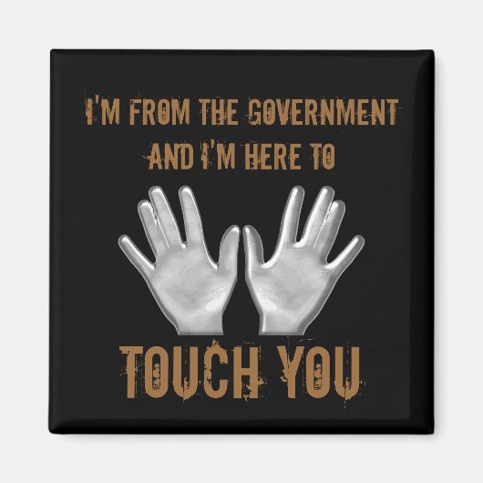 TSA Luchthaven Zoeken Magnet (Voorkant)