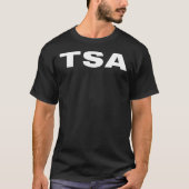 TSA Officer Transport Security Small Text T-shirt (Voorkant)