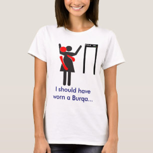 TSA Search Burqa T-shirt