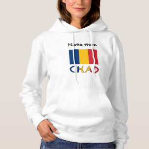 Tsaad en Tsaadse Vlag Persoonlijk  Hoodie