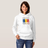 Tsaad en Tsaadse Vlag Persoonlijk Hoodie (Voorkant volledig)