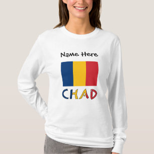 Tsaad en Tsjadische vlag Persoonlijk T-shirt