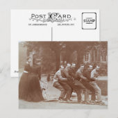 Tsaar en tsarina van Rusland en Hessen familielede Briefkaart (Voorkant / Achterkant)