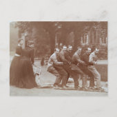 Tsaar en tsarina van Rusland en Hessen familielede Briefkaart (Voorkant)