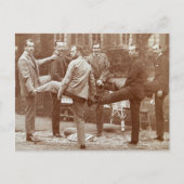 Tsaar en tsarina van Rusland en Hessen familielede Briefkaart (Voorkant)