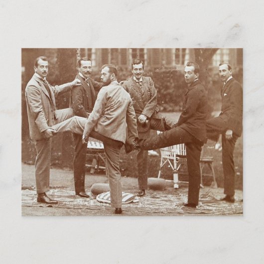 Tsaar en tsarina van Rusland en Hessen familielede Briefkaart (Voorkant)