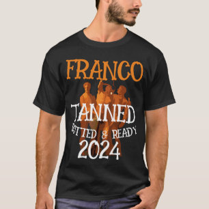 Tsaar Gebronsd Uitgerust Klaar NIXON 2028 FRANCO T-shirt