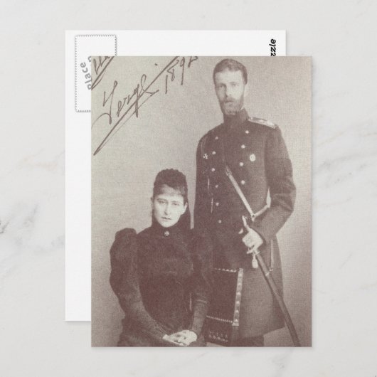 Tsaar – GROOTHERTOG SERGE & ELLA Romanov Rusland # Briefkaart (Voorkant / Achterkant)