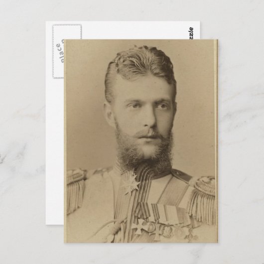 Tsaar – Groothertog Serge Romanov Rusland #296 Briefkaart (Voorkant / Achterkant)