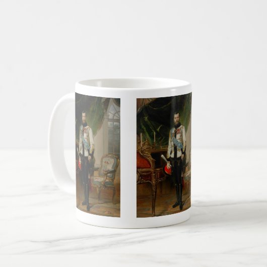 Tsaar Nicolaas II (1914) Koffiemok (Voorkant links)