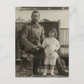 Tsaar Nicolaas, tsarevitsj Alexis van Russisch Bri Briefkaart (Voorkant)
