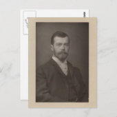 TSAAR NICOLAS II Romanov van Rusland #298 Briefkaart (Voorkant / Achterkant)