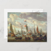 Tsaar Peter I bezocht Engeland in januari 1698 Briefkaart (Voorkant / Achterkant)