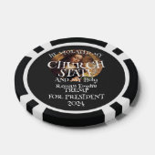 Tsaar Rue Leugenaar Trump GOP Congres Democratisch Poker Chips (Enkel)