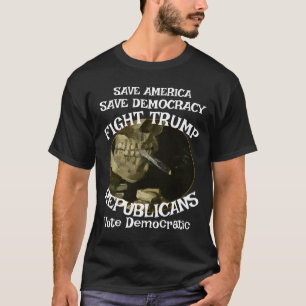 Tsaar Rue Leugenaar Trump GOP Congres Democratisch T-shirt