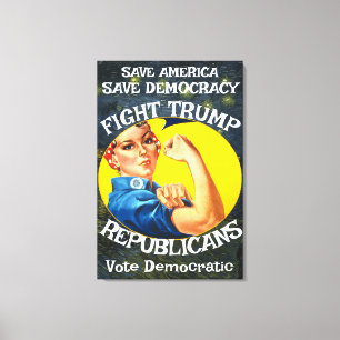 Tsaar Rue Leugenaar Trump Iran Oorlog Bombardement Canvas Afdruk