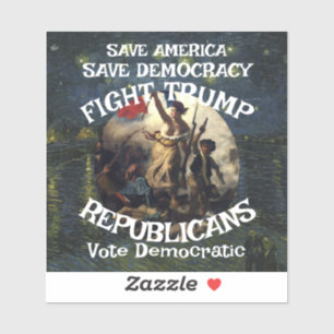 Tsaar Rue Leugenaar Trump Kippenvinger Jezus Repub Sticker