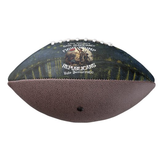 Tsaar Rue Leugenaar Trump POTUS Patriottische MAGA American Football (Gedraaid 270)