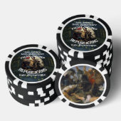 Tsaar Rue Leugenaar Trump POTUS Patriottische MAGA Poker Chips (Opstapeling)