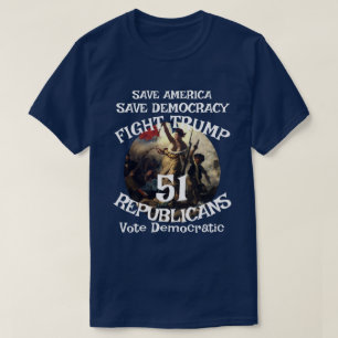 Tsaar Rue Leugenaar Trump Republikeinse Partij VS  T-shirt