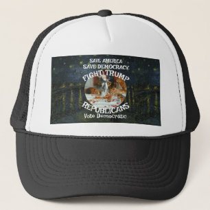Tsaar Rue Leugenaar Trump Republikeinse Partij VS  Trucker Pet