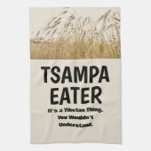 Tsampa eet Tibetaanse voedselcultuur Tibetaanse ge Theedoek (Verticaal)