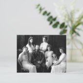 Tsar en Tsarina van Rusland met kinderen OTMA-A Briefkaart (Staand voorkant)