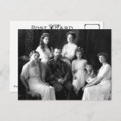 Tsar en Tsarina van Rusland met kinderen OTMA-A Briefkaart (Voorkant / Achterkant)
