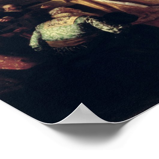 Tsar Ivan III Tearing the Deed of Tatar Khan Poster (Hoek)