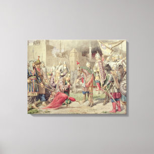 Tsar Ivan IV Vasilyevich, de verschrikkelijke Canvas Afdruk