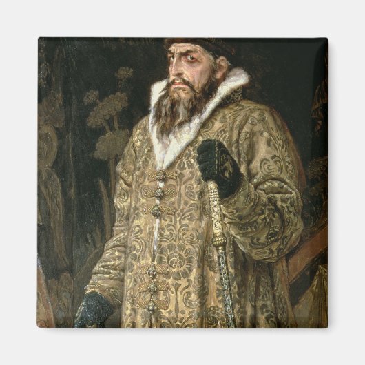 Tsar Ivan IV Vasilyevich "the Terrible" 1897 Magneet (Voorkant)