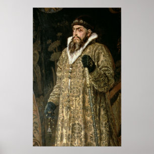 Tsar Ivan IV Vasilyevich "the Terrible" 1897 Poster