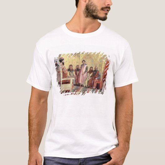 Tsar Mikhail Fyodorovich met Boyars T-shirt (Voorkant)