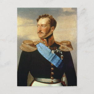 Tsar Nicholas I Briefkaart