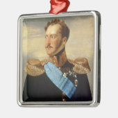 Tsar Nicholas I Metalen Ornament (Links)