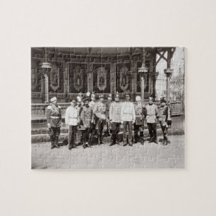Tsar Nicholas II (1868-1918) die in de garde staat Legpuzzel
