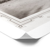 Tsar Nicholas II (1868-1918) die in de garde staat Poster (Hoek)