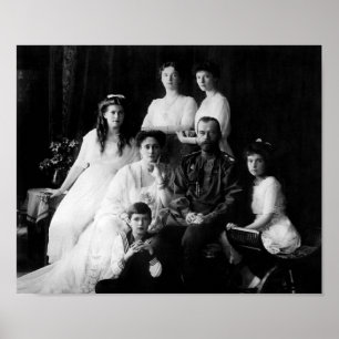 Tsar Nicholas II en zijn familie - 1913 Poster