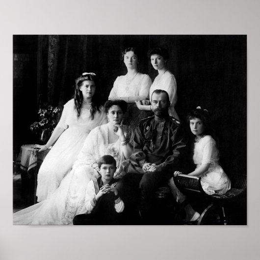 Tsar Nicholas II en zijn familie - 1913 Poster (Voorkant)