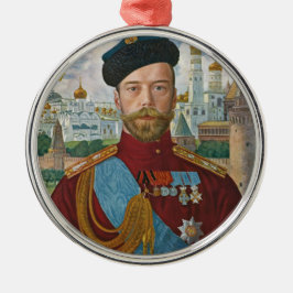 Tsar Nicholas II Metalen Ornament