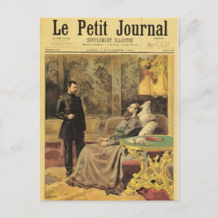 Tsar Nicolas & vader 1894 Romanov Rusland #116 Briefkaart