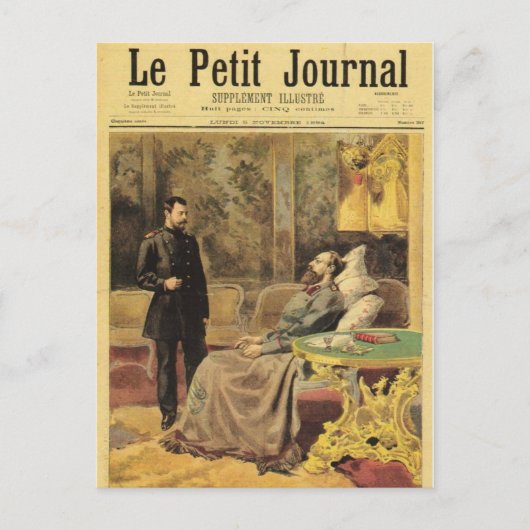 Tsar Nicolas & vader 1894 Romanov Rusland #116 Briefkaart (Voorkant)