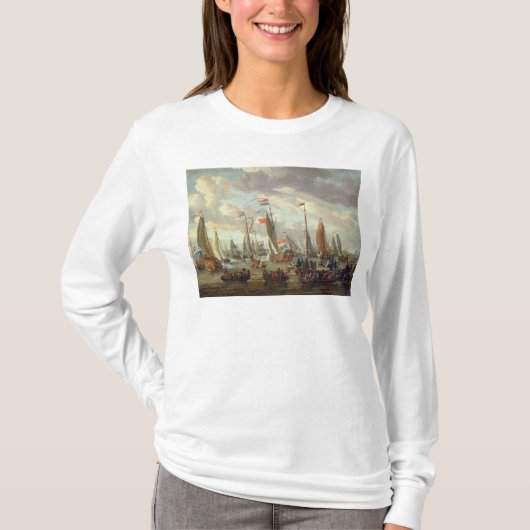 Tsar Peter I bezoekt Engeland in januari 1698 T-shirt (Voorkant)