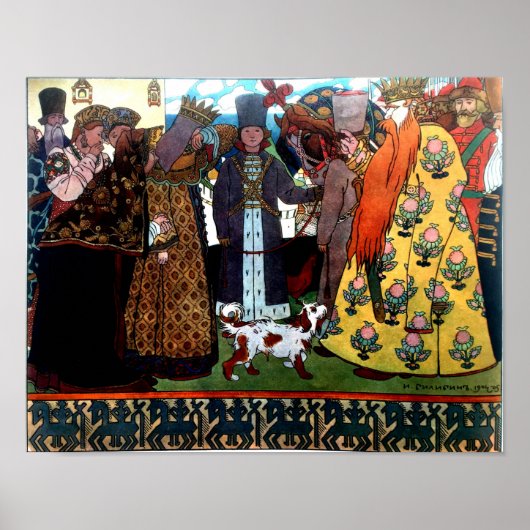 Tsar Saltan geeft zijn besluit af Poster (Voorkant)