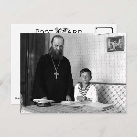 Tsarevitch Alexis Romanov, zoon tsar of Russia Pos Briefkaart (Voorkant / Achterkant)