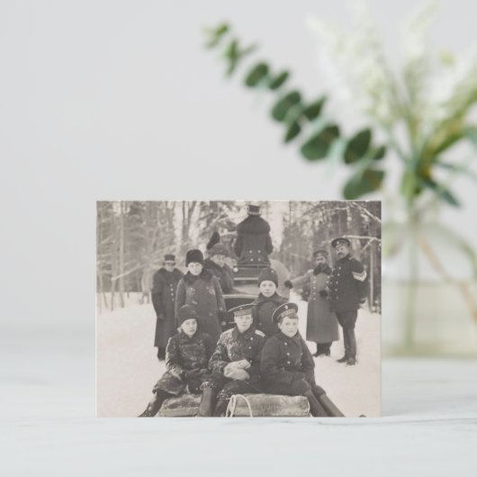 Tsarevitch Alexis Romanov, zoon tsar van Rusland Briefkaart (Staand voorkant)