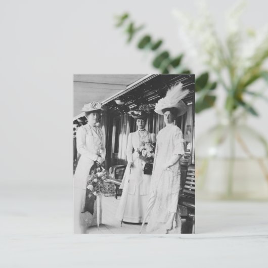 Tsarina Alexandra van Rusland en Empress Marie Briefkaart (Staand voorkant)
