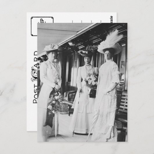 Tsarina Alexandra van Rusland en Empress Marie Briefkaart (Voorkant / Achterkant)