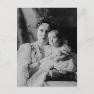 Tsarina Alexandra van Rusland en Tsarevitch Alexis Briefkaart